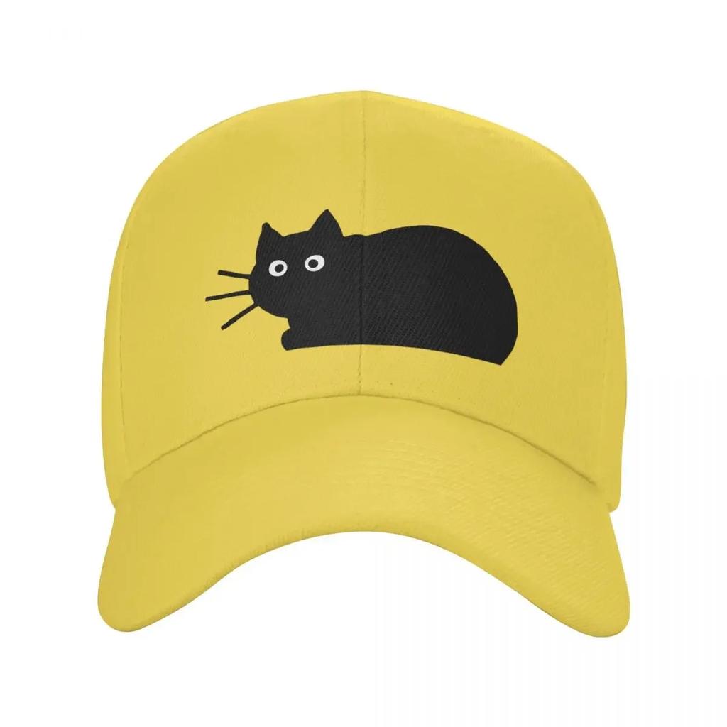Custom Black Cat Baseball Cap Sports Women Unisexs Adjustable Dad Hat Autumn Snapback Hats