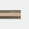 MIDORI Aluminum Wood Ruler 15cm Brown x Brown 42280006