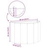 Planter Anthracite 60 X 30 X 35 Cm Steel
