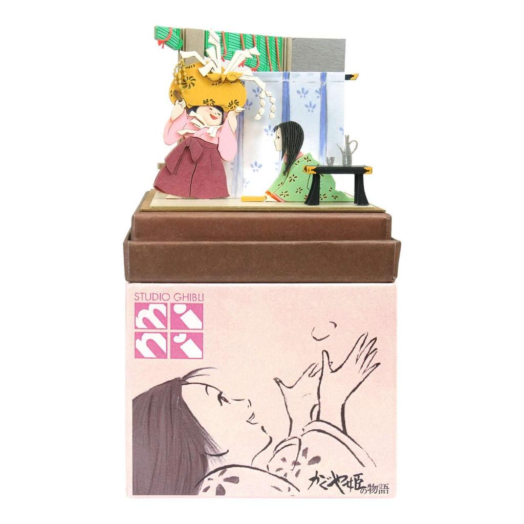 Sankei Studio Ghibli mini The Tale of Princess Kaguya: Girl and Princess Kaguya Papercraft MP07-107