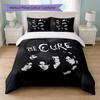 The Cure Print 3Pcs Bedding Set Duvet Cover With Two Pillowcases Soft Bed Linen For Household Bedroom