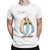Men's Asterixes Speach Bubbles T Shirts Cartoon Obelixes 100% Cotton Tops Unique Short Sleeve Crewneck Tee Shirt Summer T-Shirt