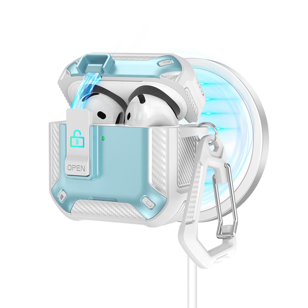 Two-color AirPods 1 Protective Case Pro1 Earphone Case Protective Case Apple Wireless Bluetooth 1st Generation Earphone Case