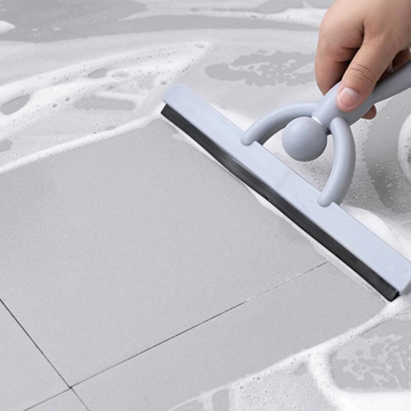 Bathroom squeegee, toilet water remover, window glass cleaner gray
