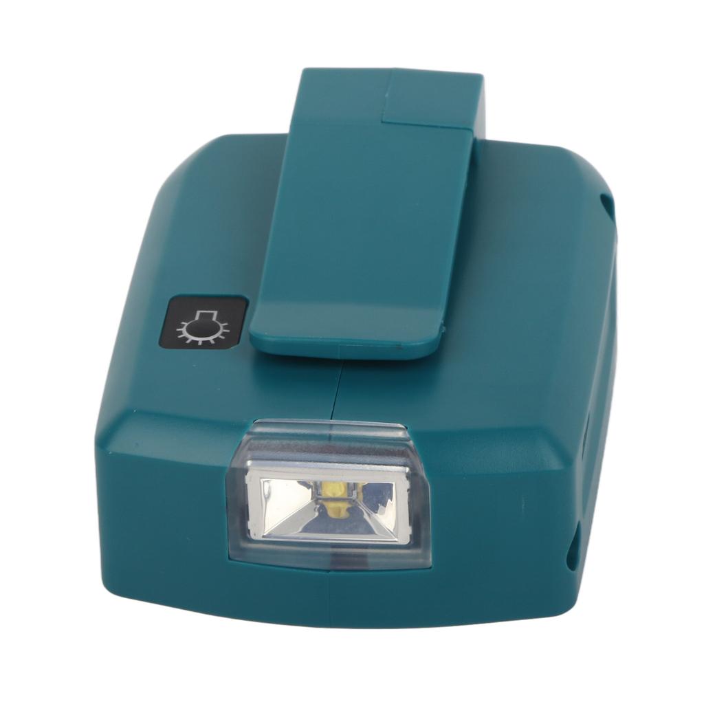 Duální USB LED světelný adaptér Lithium-iontová baterie Zdroj napájení Nabíječka Měnič 14.4?20V Vstup