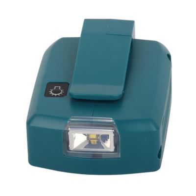 Dual USB LED Light Adapter Lithium Battery Power Source Charger Converter 14.4?20V Input