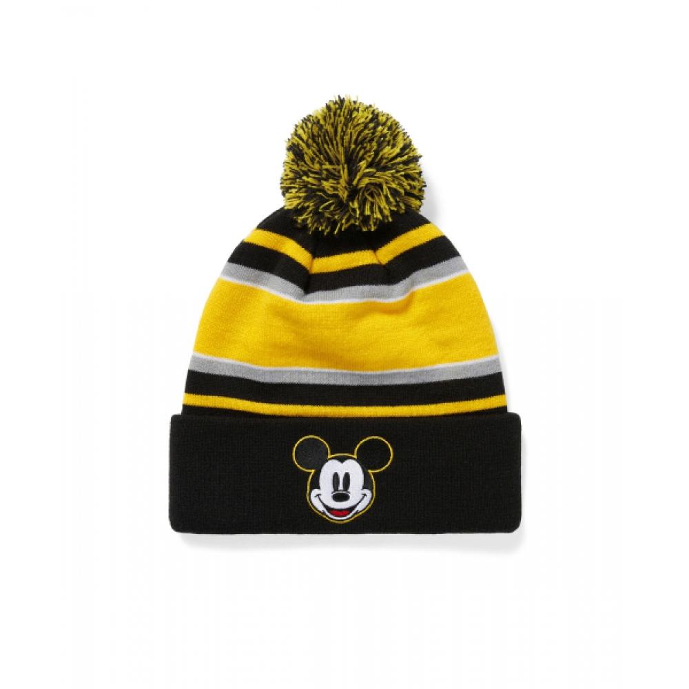 

Thisisneverthat Tnt Mickey Pom Beanie Black Yellow F