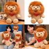 Plush Lion Toy For Kids With Ultra Soft Short Pile For Indoor Decor And Gift Ideas
