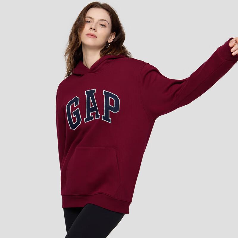 Gap Unisex Heavyweight Fleece Logo Hooded Sweatshirt