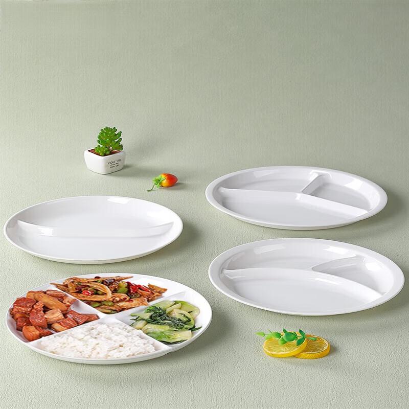 A5 Melamine Rectangular Divided Dinner Plate