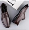 Autumn New Men’s Breathable Leather Loafers - Soft Sole Cowhide Casual Shoes for Middle-Aged Men