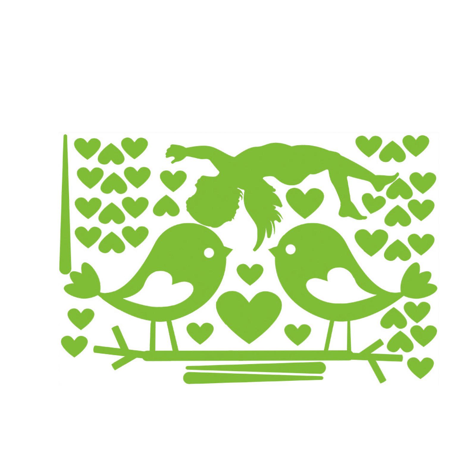 

(SU)Светящаяся наклейка на день святого Валентина, флуоресцентная наклейка, сделай сам, мультяшная наклейка на стену One size