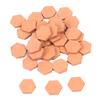 40Pcs 1/16 Scale Simulation Miniature Hexagon Red Brick Model Toy