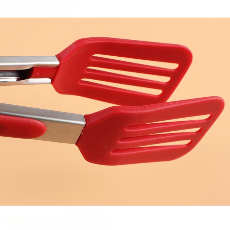 Silicone Bbq Tongs Bbq Clip Kitchen Clips Silicone Food Tongs Food Clips Kitchen Tool for Home Stainless Steel Shovel