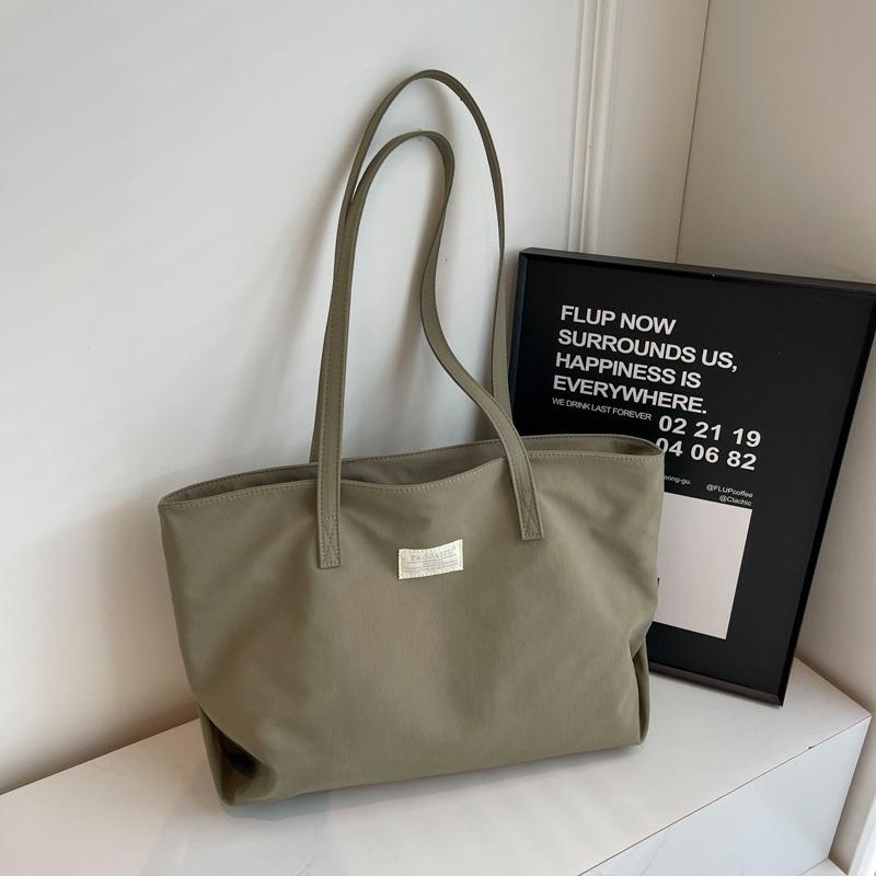 Canvas Bag Student Clothing Book Class Commuter Bag Japanese Leisure Shoulder Bag Women's Large-capacity Junior High School Niche Cloth Bag