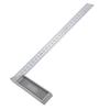 90 Degree Right Angle Steel Ruler Aluminum Handle Right Angle Turning Ruler  Measuring Tool