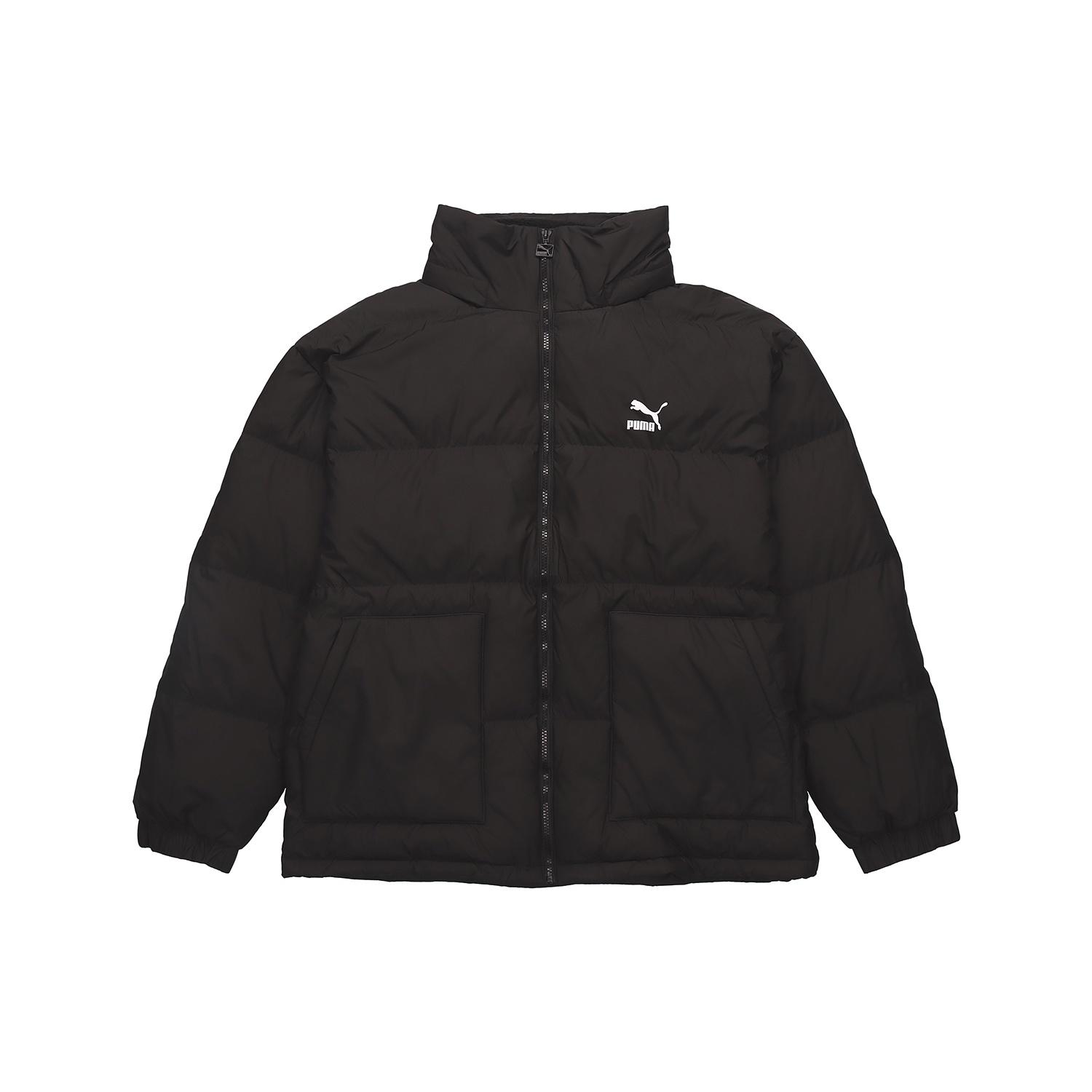 PUMA Classics Down Puffer Jacket  Black White  Men s 596548-01 L