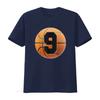 kids 9 year Old Birthday T Shirt Boys basketball 9th vintage Washed Unisex Slightly designer clothes Stylish