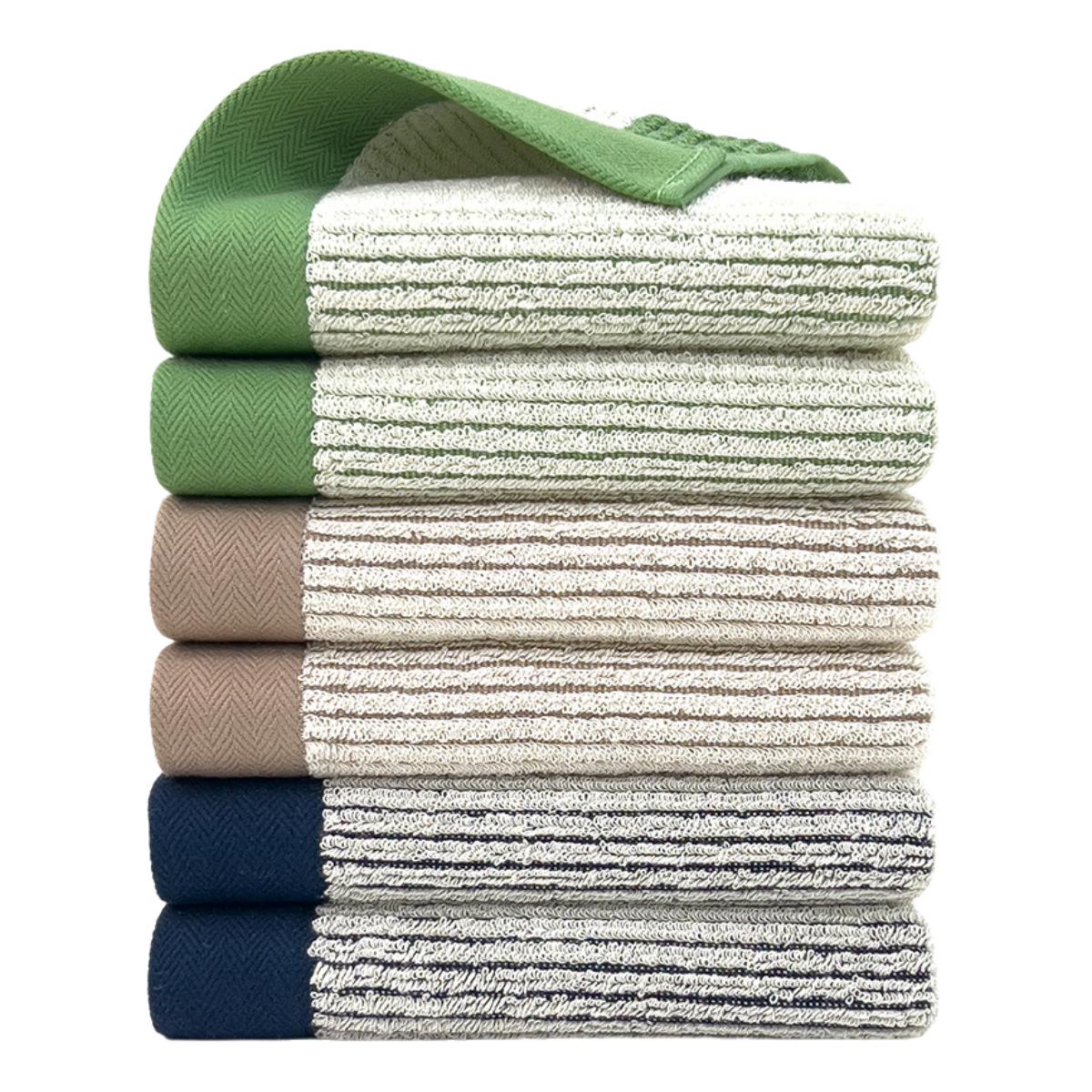 

ПОЛОТЕНЦЕ ДЛЯ ЛИЦА Хлопковое полотенце для взрослых, бытовое, цветное, тканое, хлопковое полотенце для лица, шесть упаковок, теплые и удобные, для дома, предметы первой необходимости, тканые полотенца 34*74CM