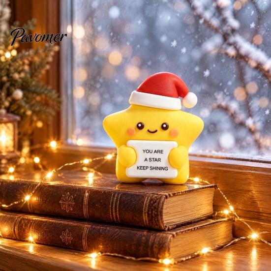 Mini Christmas Figurines 50Pcs Figurines, Santa Snowman Elf Gnome Ornaments, Gingerbread Man Deer Emotional Gift Bag Fillers for Holidays Support