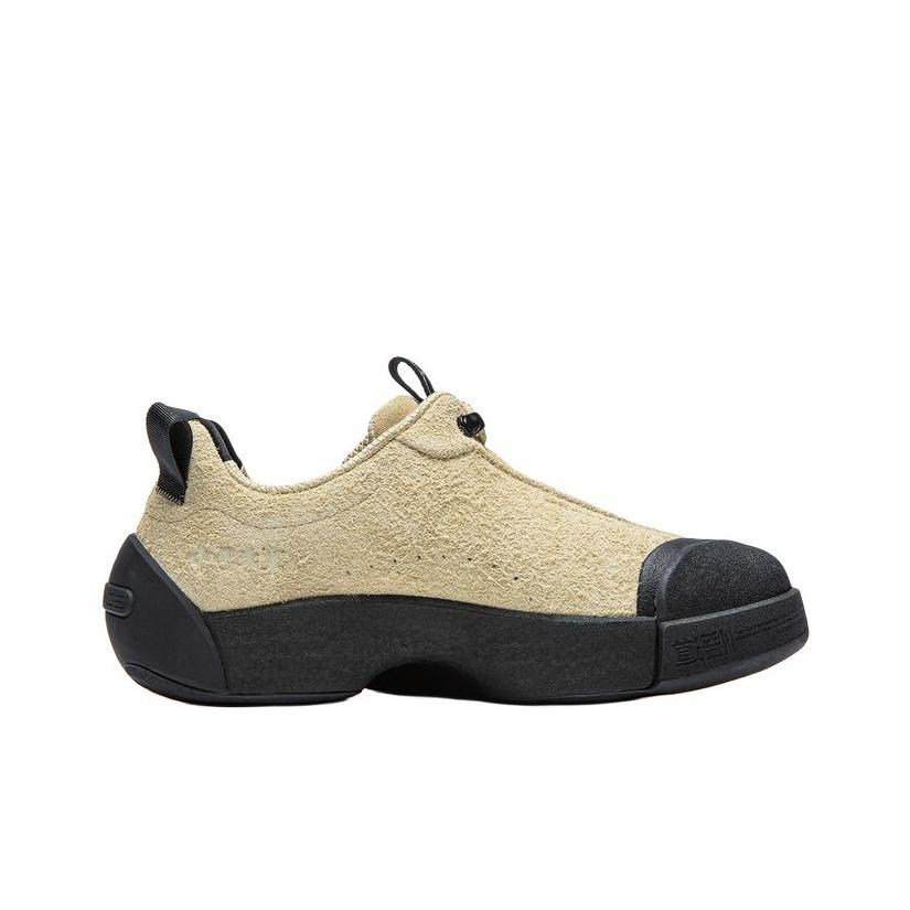 Li Ning Wudao Ace 3.0 Trendy Sports Breathable Wear-Resistant Increased Height Low-Top Casual Shoes Unisex Casual Shoes Khaki AZGV095-3