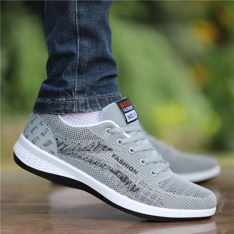 New Canvas Shoes Summer Breathable Casual Shoes Men's Versatile Mesh Sneakers Outdoor Walking Casual Sneakers Zapatos Casuales