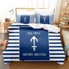 Nautical Anchor And Compass Duvet Cover Set Bedding Comforter Sets King Size  3D Children'S   1 Quilt Cover