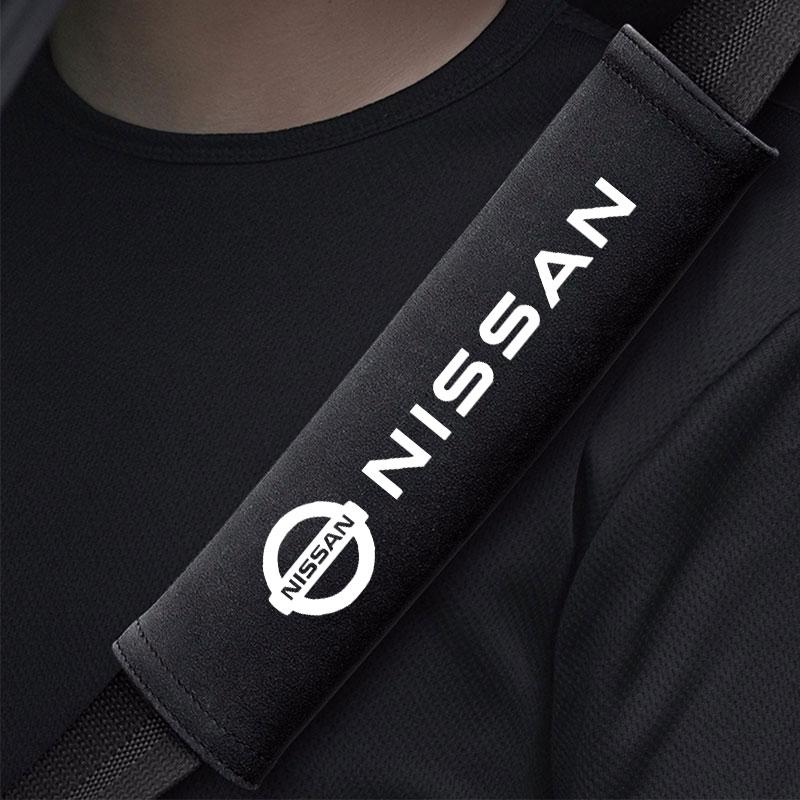 Car Seat Belt Shoulder Cover Pad Comfort For Nissan sentra Serena maxima Versa Juke Micra rogue tiida x-trail Car Accessories efd6