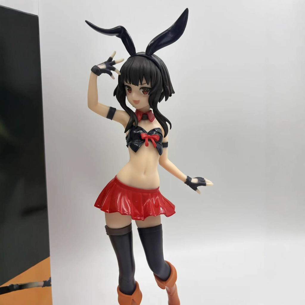 KonoSuba Megumin Kono Subarashii Sekai Ni Shukufuku O! Bunny Figure PVC Action Girl Statue Collectible Model Doll Toy Gift