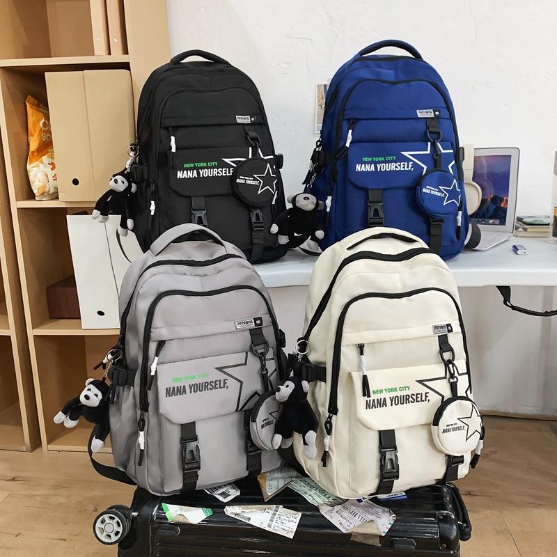 Pánský cestovní batoh Student Schoolbag Campus Style Batoh pro ženy