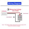 DC 4-100V Car Voltage Current Meter LED Digital Display Volt Detector Tester Two-wire Mini Voltmeter Multimeter Panel