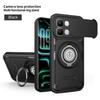 Protiskluzový pancéřový kryt pro Infinix Note Edge X6887 Posuvná ochrana objektivu fotoaparátu Otočný kroužek Stojan TPU rám Plastový kryt telefonu