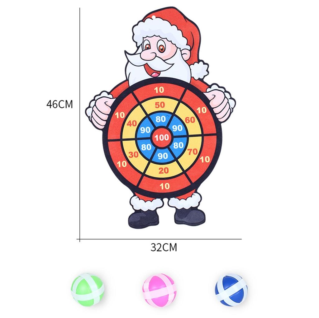 Dětský pokoj Nástěnný vánoční terč na šipky Sticky Ball Flying Ball Target