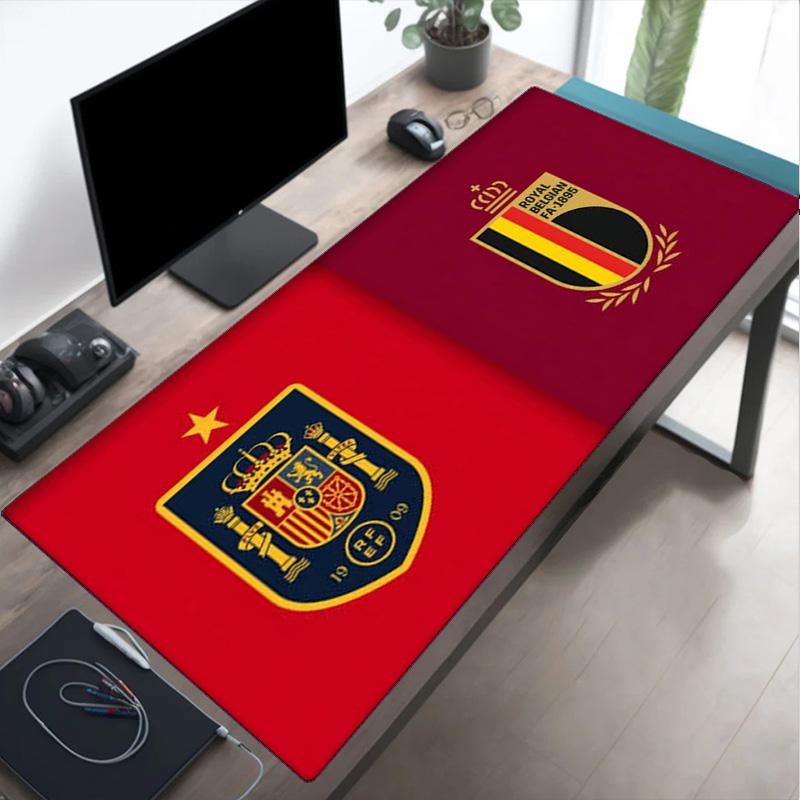 Belgian Football Association Emblem Mouse pad Mouse pad, Gaming Mouse Pad, keyboard pad, Desk Decor for computer notebook Fan Gift Birthday Gift