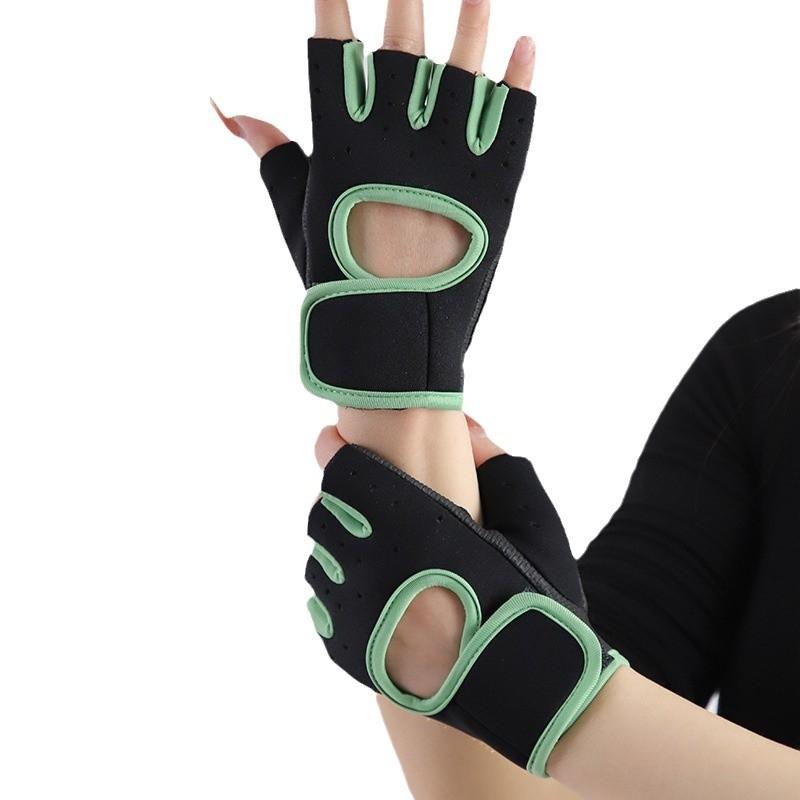 Cycling Gloves Men's and Women's Sports Fitness Half-finger Gloves Fitness Equipment Training Sports Protection Palm Ventilation Wear-resistant Cross