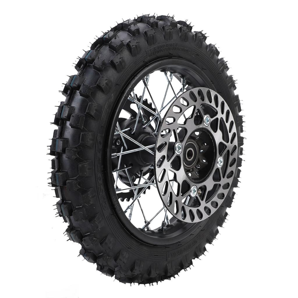 10 Zoll Hinterradmontage 2.5 10 Reifen 12mm Achse 190mm Bremsscheibe 420 41Z Kettenrad Felge für 50ml 110ml Dirt Pit
