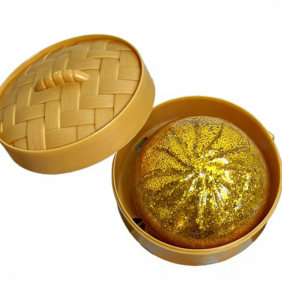 

Sparkling Dumpling Squishies Plaything Bun Baozi Dumpling Vivid Food Squishy Tactile Fidget Toy Anti Stress Squeeze Toy