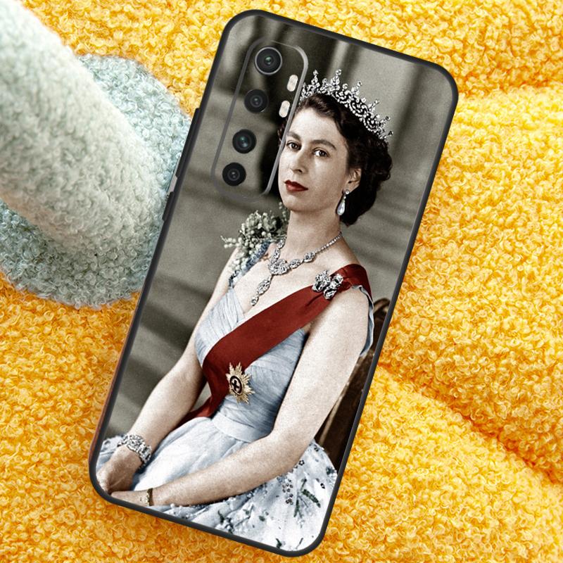 

England Queen Elizabeth II Case For Xiaomi 15 14 Ultra 13T 14T 15T 17 Pro Max Cover For POCO X7 F8 Pro X3 X5 X6 F5 F6 F7 POCO F5 Pro