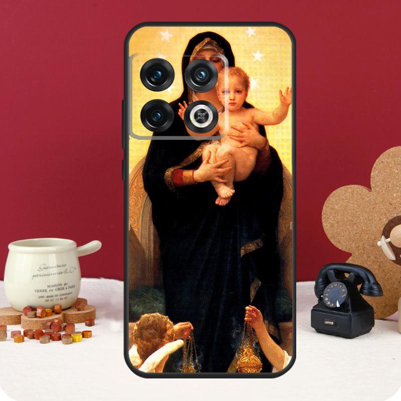 Religious Mary and Jesus Cover For OnePlus Nord 4 CE 3 2 Lite N30 N20 N10 OnePlus 10T 8T 13R 12R 13 12 11 10 Pro Case