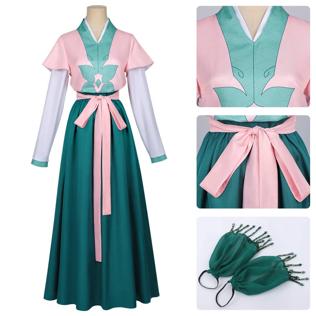 Under The Moonlight Cosplay Costume With Polyester Fabric For Anime Role Play And Stage Performance