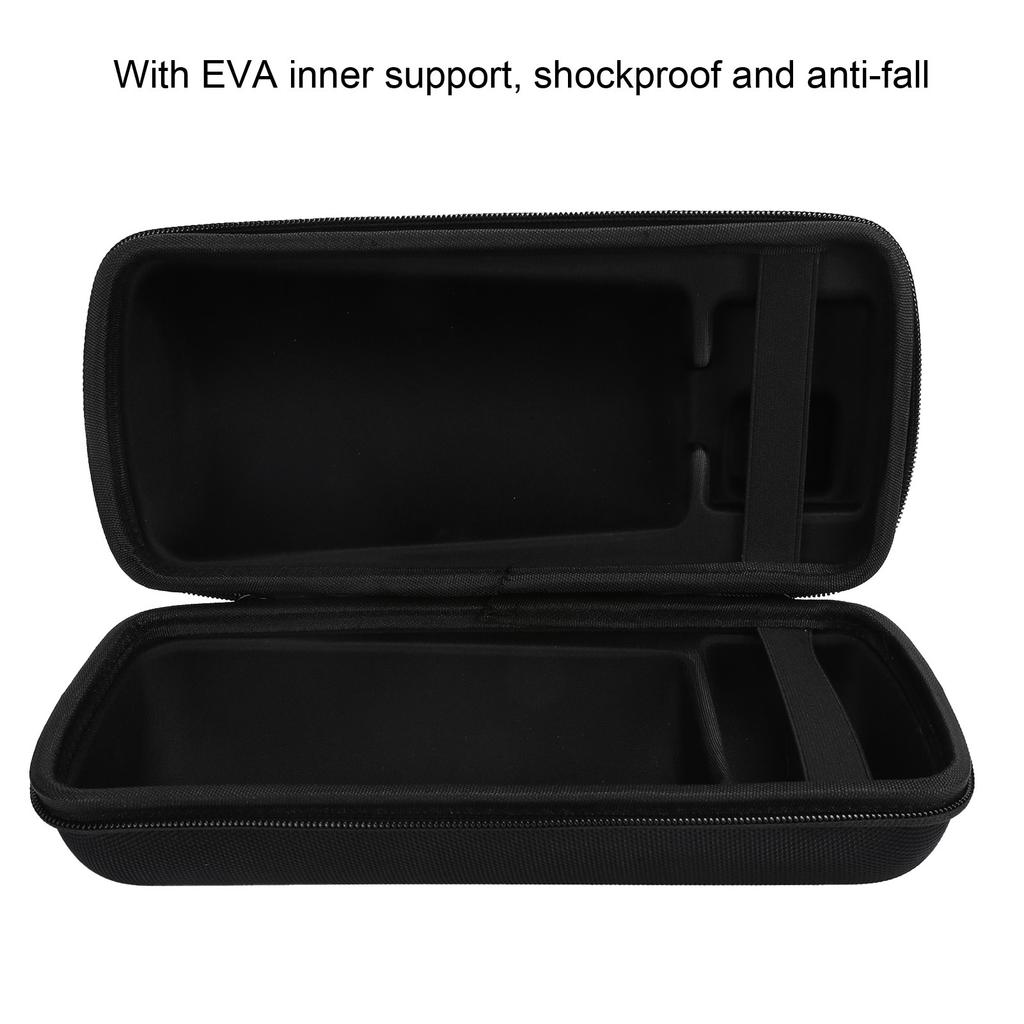 Wireless Spker Protective Case Portable Storage Bag with Strap for Revolve II(Black )