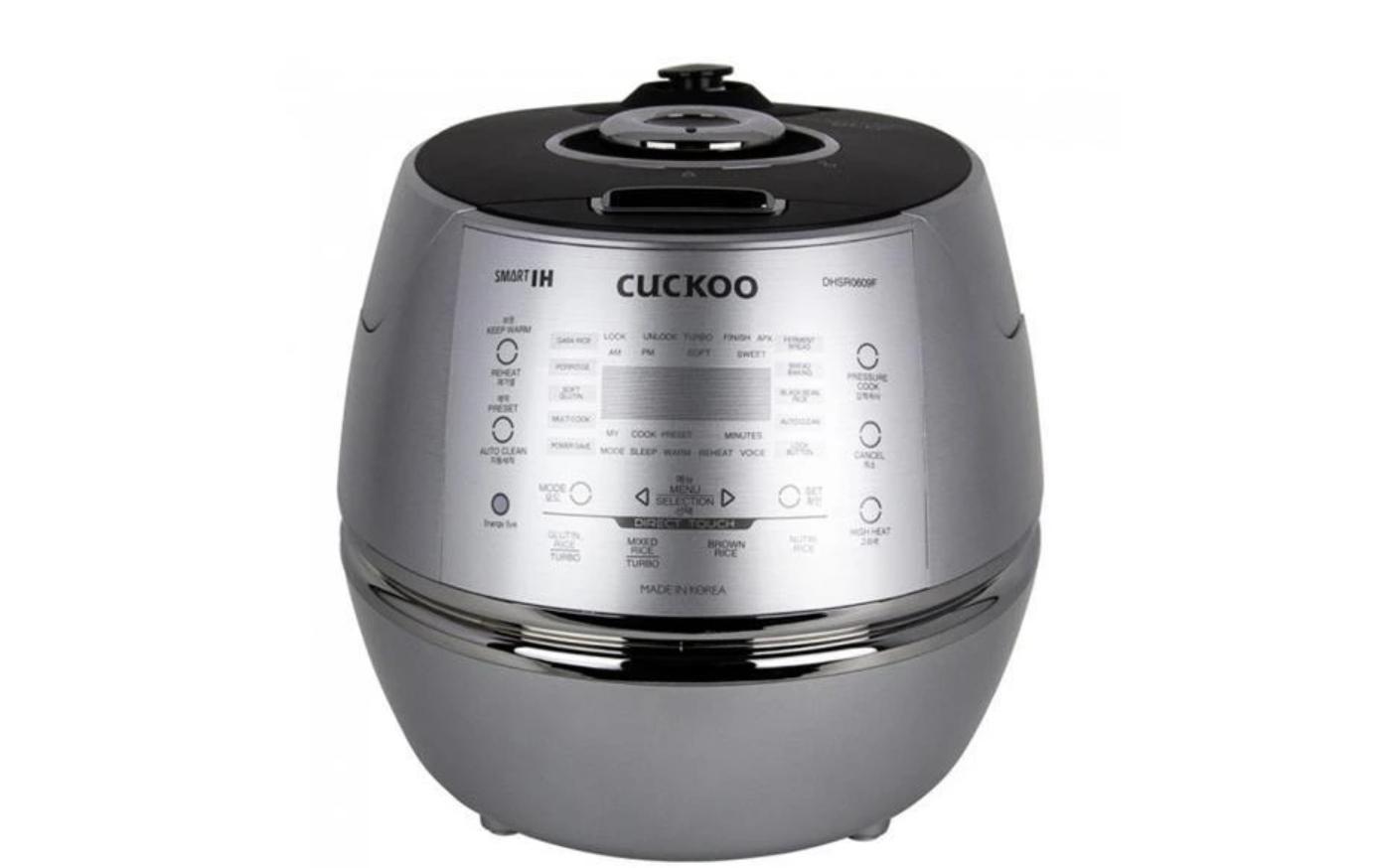 Cuckoo Reiskocher Sls-Art 1,08 L Aluminium Lcd 1090 W - Bild 5