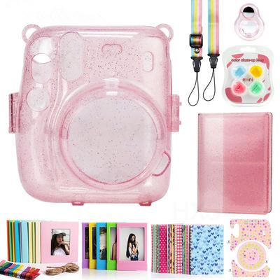 Fujifilm Instax Mini 11 Camera Accessories Bundle Kit Shoulder Bag Case 64 Pockets Photo Album Film Frames Filters Selfie Set