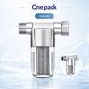 Stainless Steel Water Pre Filter With Transparent Visible Body Washable Reusable Filter Element For Kitchen Whole House Use