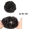 MISS WIG Estensione sintetica per capelli Chignon Chignon disordinato Fascia per capelli ricci Elastico Scrunchy Pezzi di capelli finti per forcine da donna
