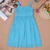 Kids Girls Chiffon Pleated Princess Pageant Dress Wedding Bridesmaid Birthday Party Formal Evening Dress