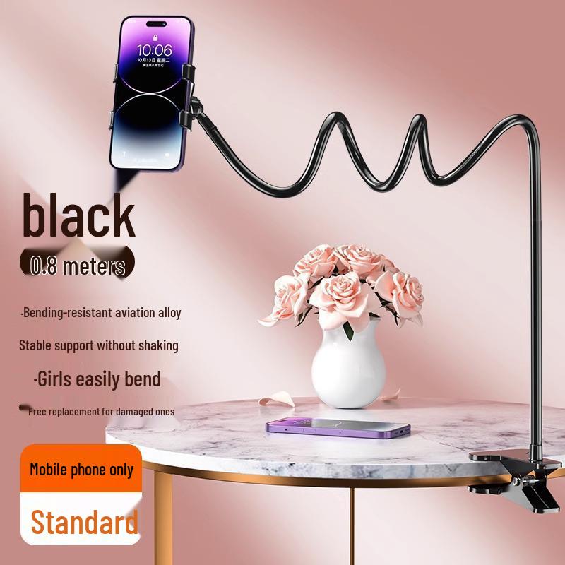 Expert-Recommended Lazy Phone Holder for Bedside & Desktop - Perfect for Binge-Watching In Bed or Dormitory Environment