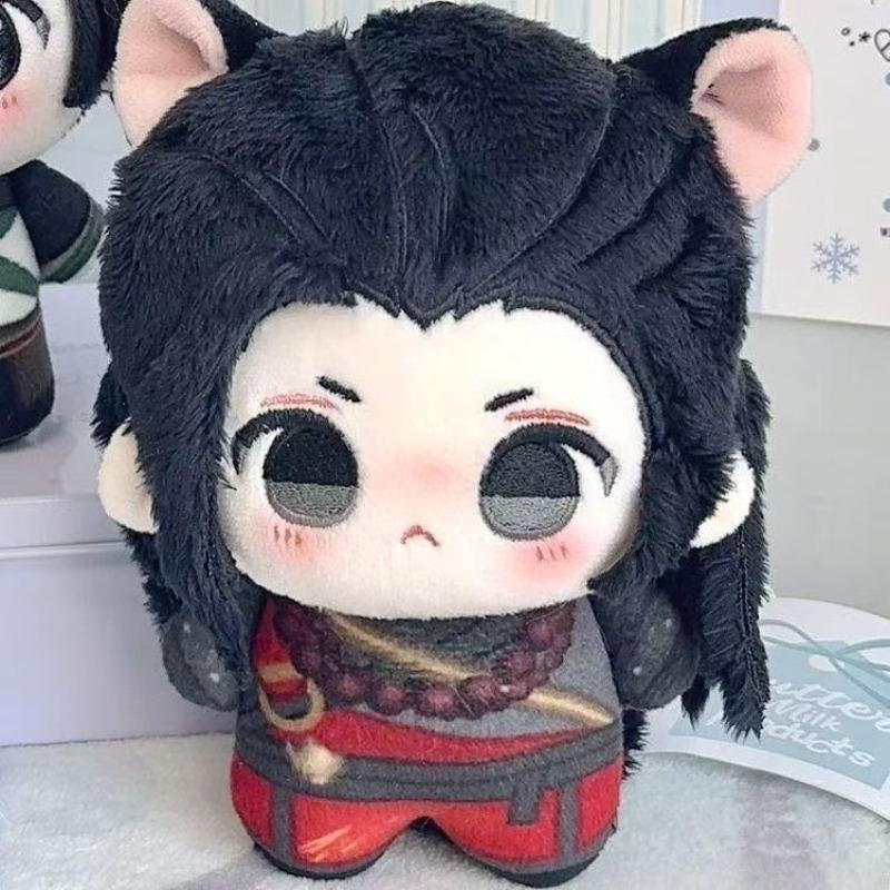 Dove i Venti Si Incontrano 10cm San Geng Tian Anziano Jiuliu Settore del Ratto Mini Peluche Orecchie di Animale Costume Antico Peluche Portachiavi Regalo Per Fan di Giochi Collezionisti