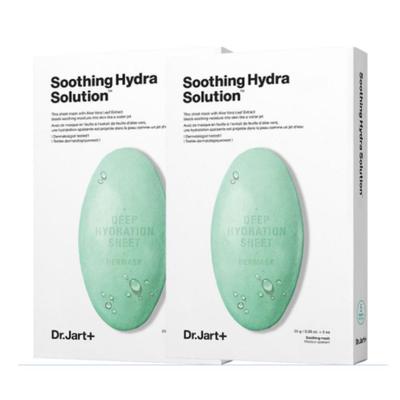 Dermask Soothing Hydra Solution 25g ×5 ×2 Beruhigendes & Feuchtigkeitsspendendes Tuchmasken-Set
