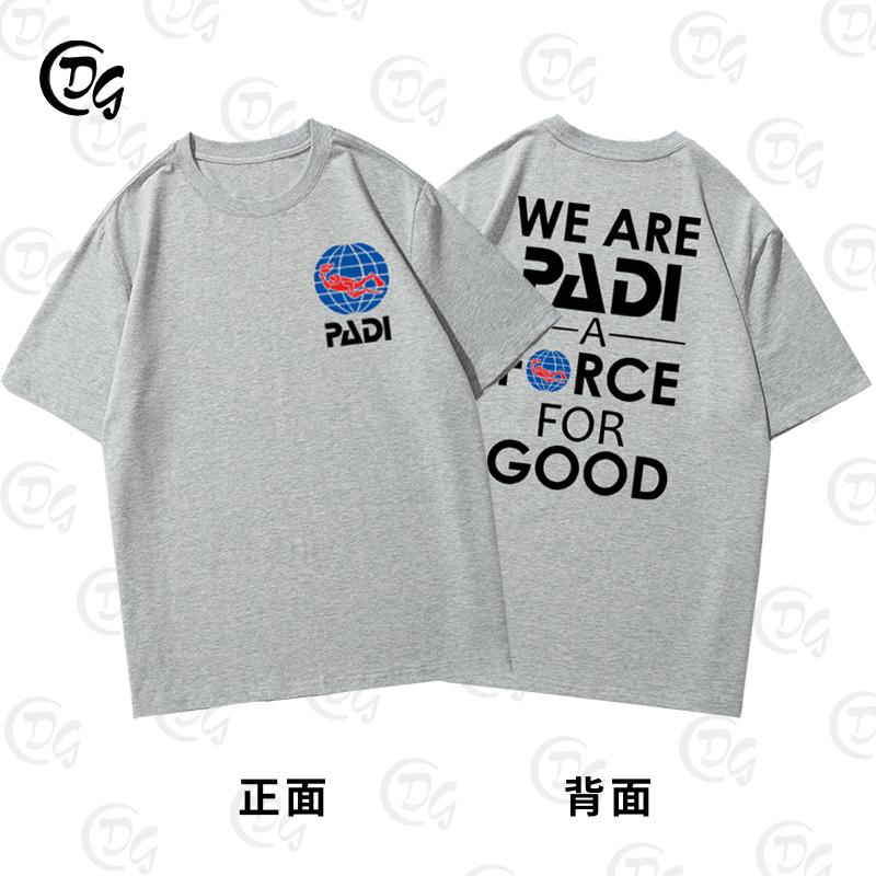 2025 PADI International Association of Professional Diving Instructors Dykare Kortärmad T-shirt Kläder Sommar Fritid